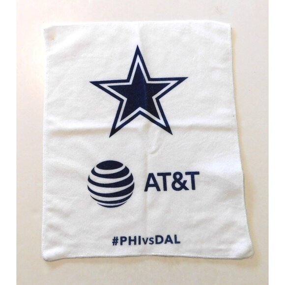 Dallas Cowboys Other - Dallas Cowboys Philadelphia vs Dallas Game Day Rally Towel White AT&T NFL Star